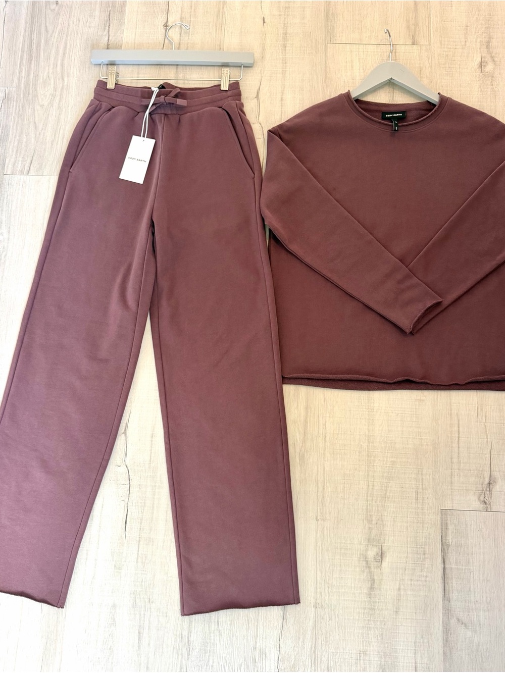 Cozy Earth Chelsea Set XS Fig — 100% Organic Cotton — New/Unworn